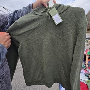 Green Hooded Sweater